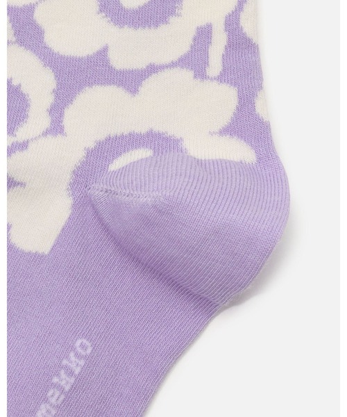 marimekko(マリメッコ)の「Linjaus Unikko / socks(ソックス/靴下・レディース・ライトブルー/ラベンダー・34/37/40)」の6枚目の写真