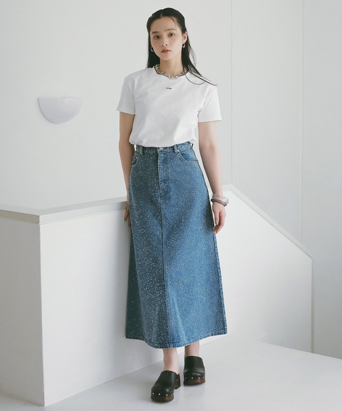 EIMY ISTOIRE(エイミーイストワール)の「drop patternデニムスカート(スカート・レディース・ブルー系その他/ブルー・M/S)」の22枚目の写真