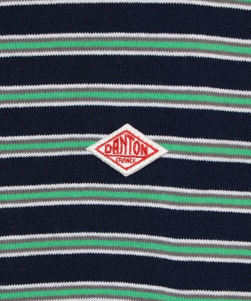 DANTON（ダントン）の「DANTON / KIDS' LONG SLEEVE SWEAT T-SHIRT STRIPE 2025SS（105～135cm）（Tシャツ/カットソー・キッズ・ベージュ/ネイビー・115/105/135/125）」の15枚目の写真