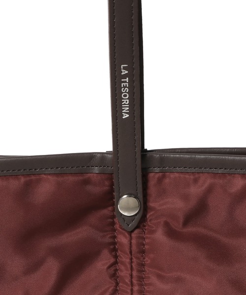 ESTNATION（エストネーション）の「LA TESORINA / SECCHIERO バケツバッグ（トートバッグ・レディース・ライラック/ボルドー・FREE）」の7枚目の写真