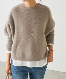 BEARDSLEY | FOXウール後ろボタンニット(ニット/セーター)