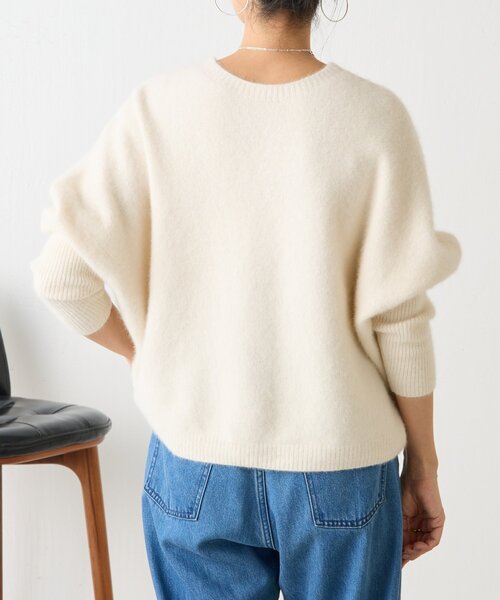 FOXウール後ろボタンニット（ニット/セーター）｜BEARDSLEY