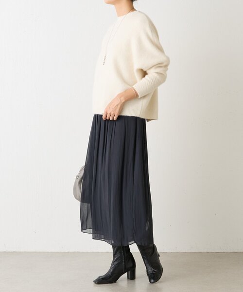 FOXウール後ろボタンニット（ニット/セーター）｜BEARDSLEY