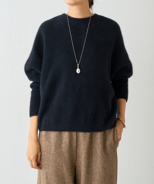 FOXウール後ろボタンニット（ニット/セーター）｜BEARDSLEY