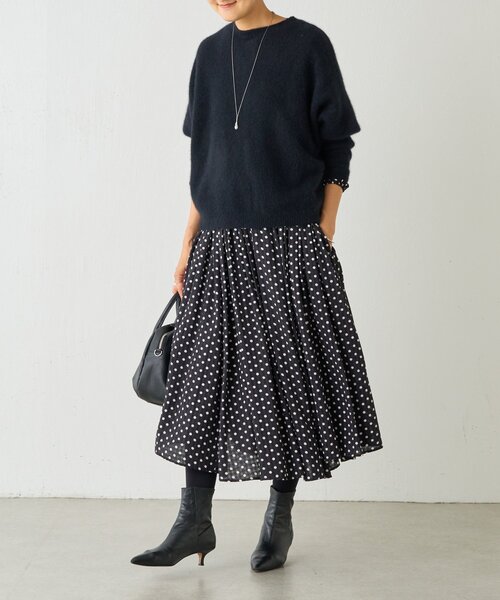 FOXウール後ろボタンニット（ニット/セーター）｜BEARDSLEY