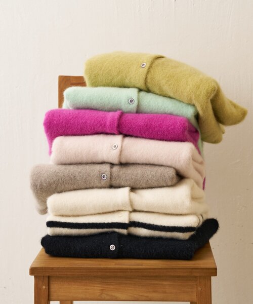 FOXウール後ろボタンニット（ニット/セーター）｜BEARDSLEY