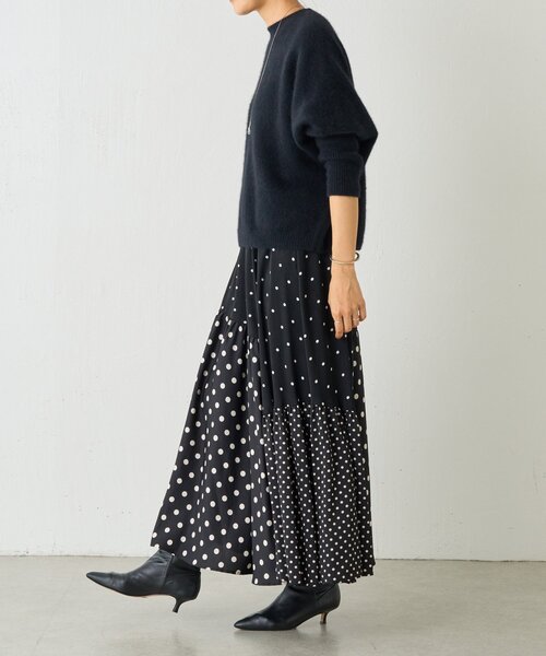 FOXウール後ろボタンニット（ニット/セーター）｜BEARDSLEY