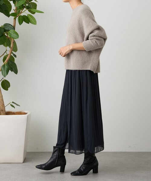 FOXウール後ろボタンニット（ニット/セーター）｜BEARDSLEY