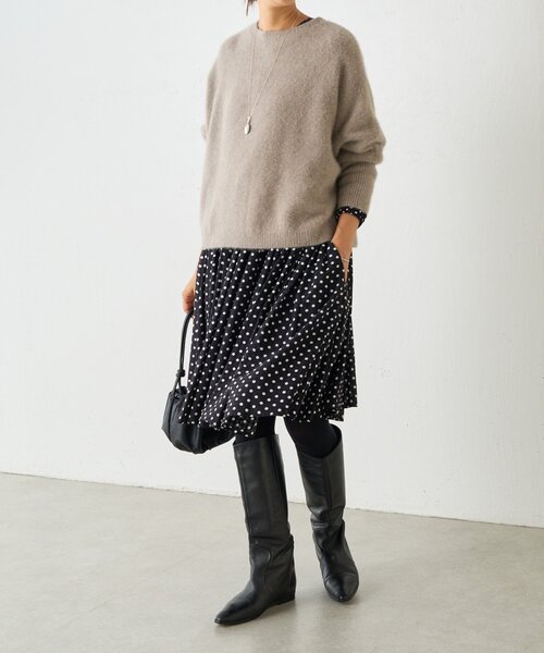 FOXウール後ろボタンニット（ニット/セーター）｜BEARDSLEY