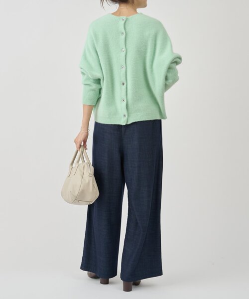 FOXウール後ろボタンニット（ニット/セーター）｜BEARDSLEY