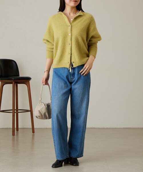 FOXウール後ろボタンニット（ニット/セーター）｜BEARDSLEY