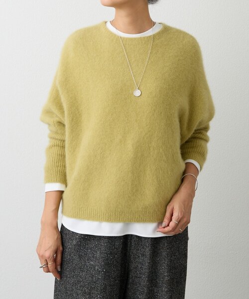 るん　ビアズリー FOXウール後ろボタンニット　値下げ るん ビアズリー FOXウール後ろボタンニット 値下げ FOXウール後ろ