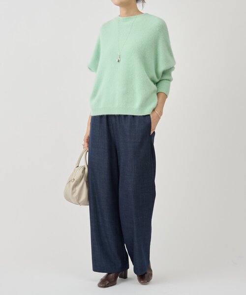 FOXウール後ろボタンニット（ニット/セーター）｜BEARDSLEY