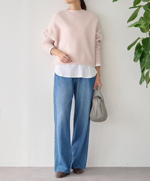 FOXウール後ろボタンニット（ニット/セーター）｜BEARDSLEY