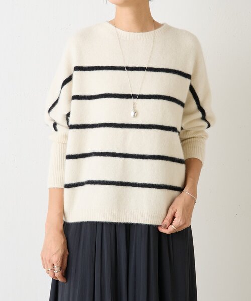 FOXウール後ろボタンニット（ニット/セーター）｜BEARDSLEY