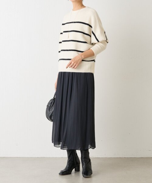 FOXウール後ろボタンニット（ニット/セーター）｜BEARDSLEY