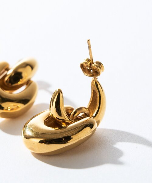 RIVE DROITE（リヴドロワ）の「【R.good(アールドットグッド)】コンビモチーフピアス（ピアス（両耳用）・レディース・シルバー/ゴールド・FREE）」の8枚目の写真