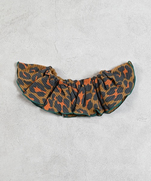 MARKEY'S(マーキーズ)の「ワッフルフリルスタイ(付け襟・キッズ・グレー系その他/ブラウン系その他/ブラック系その他/オフホワイト/杢グレー/イエロー/レッド系その他・FREE)」の5枚目の写真