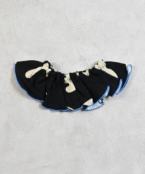 MARKEY'S(マーキーズ)の「ワッフルフリルスタイ(付け襟・キッズ・グレー系その他/ブラウン系その他/ブラック系その他/オフホワイト/杢グレー/イエロー/レッド系その他・FREE)」の19枚目の写真