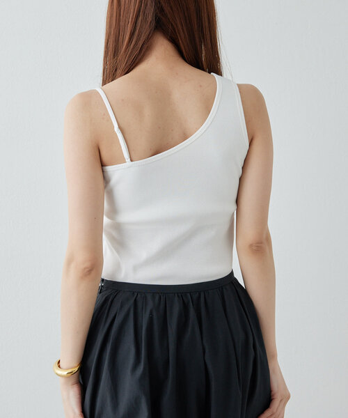 セール】【Drawing Numbers】パッド付きアシメタンクトップ（タンク