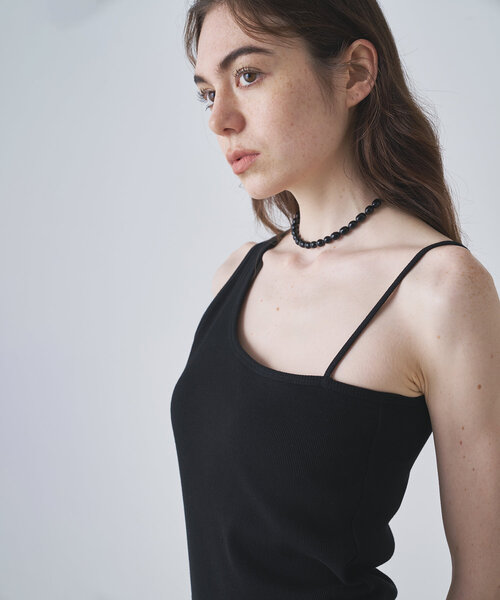 セール】【Drawing Numbers】パッド付きアシメタンクトップ