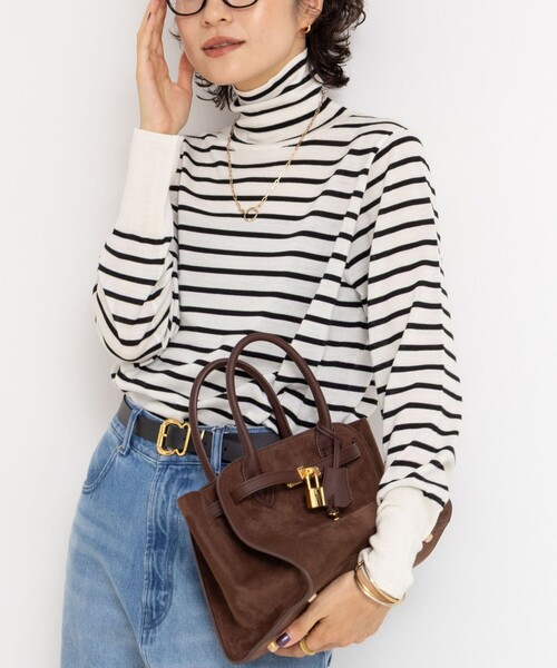 セール】《手洗い可能》《アンサンブル対応》18G天竺ハイネックプル