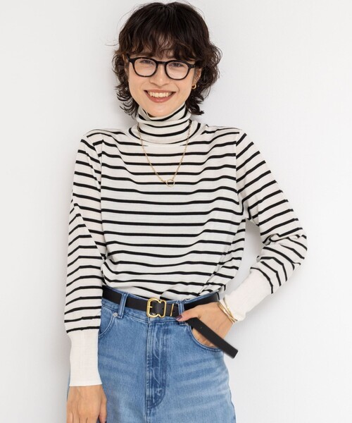 セール】《手洗い可能》《アンサンブル対応》18G天竺ハイネックプル