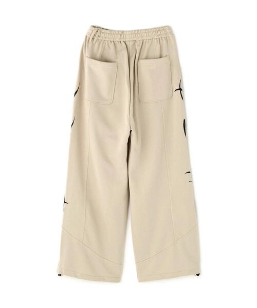 エルエイチピー（LHP）/NOT4NERD／ノットフォーナード／DAGGER TRIBAL LOGO SWEAT PANTS NOT4NERD/ノットフォーナード/Dagger Tribal Logo Incision Sweat