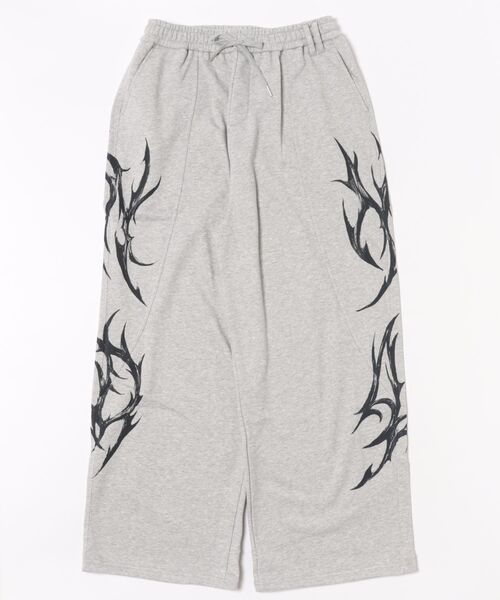 NOT4NERD/ノットフォーナード/Dagger Tribal Logo Incision Sweat