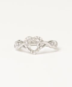 ICONIQUE INFINITY & HEART RING