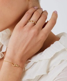 Guess（ゲス）の「ICONIQUE INFINITY & HEART RING アクセサリー リング（リング）」