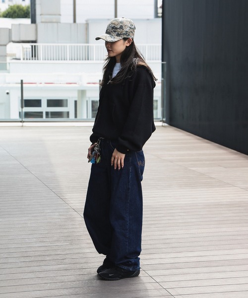 BEAMS T（ビームスティー）の「BEAMS T / Waffle Full Zip Hoodie  ワッフル フル ジップ フーディー（パーカー・メンズ・ブラック/ナチュラル・XL/L/M/S）」の21枚目の写真