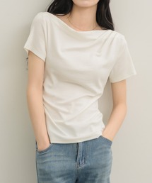 NEUNA（ヌナ）の「【口コミ評価★ALL５】ワンショルハーフスリーブトップス（Tシャツ/カットソー）」