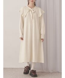 merry jenny | ケープリボンニットワンピース(ワンピース)