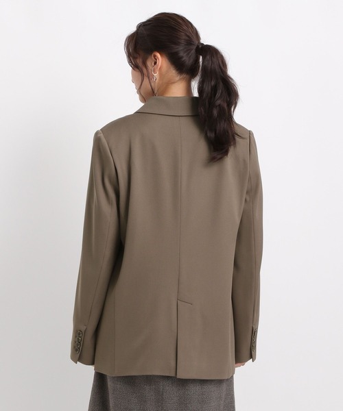 Andemiu（アンデミュウ）の「アソートWジャケット586647（テーラードジャケット・レディース・ネイビー/チェック/モカ・FREE）」の11枚目の写真