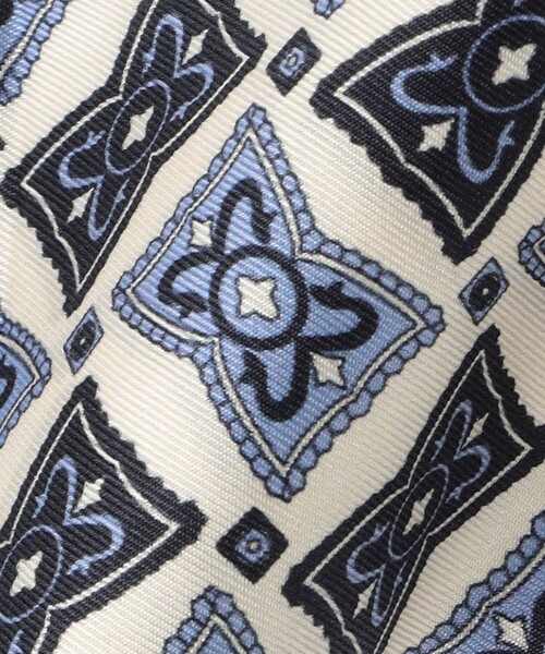 剣先リボンプリントナロースカーフ