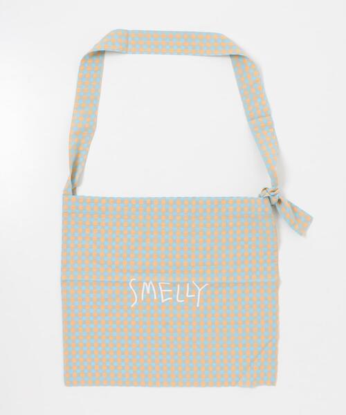 SMELLY(スメリー)の「プリントショルダーバッグ(ショルダーバッグ・レディース・ブラック/イエロー系その他/ブルー系その他/ベージュ系その他/ホワイト系その他・SMALL)」の21枚目の写真