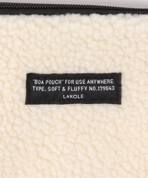 LAKOLE(ラコレ)の「ボアサコッシュ / 580655(ショルダーバッグ・レディース・ブラック/ホワイト・FREE)」の10枚目の写真