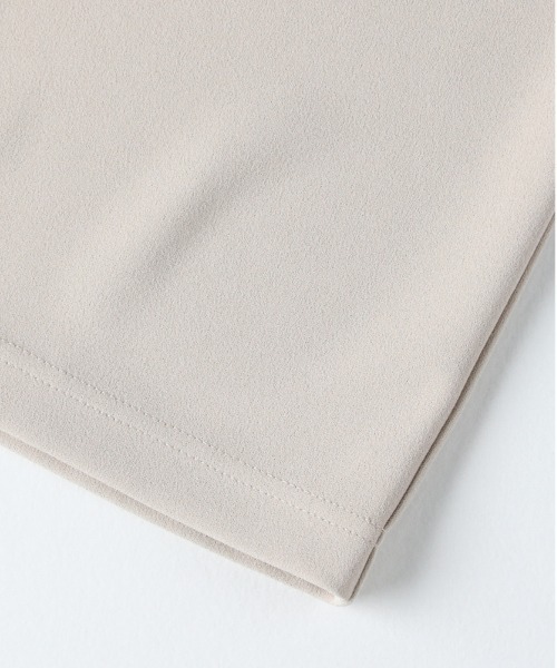 Right-on（ライトオン）の「【｢楽｣して｢ちゃんと見え｣が一番使える！】【HONEYSUCKLE ROSE】カットジョーゼットタイトスカート(ウエストゴム・ストレッチ・秋カラー・体型を拾いにくい・親子でお揃い）（スカート・レディース・イエロー/ダークグレー/ベージュ/ブラック・S/M/L）」の22枚目の写真