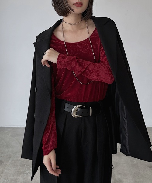 PAGEBOY(ページボーイ)の「【セットアップ対応】MIXボーンジャケット(テーラードジャケット・レディース・ブラウン/ブラック/チャコールグレー・SMALL/MEDIUM)」の15枚目の写真