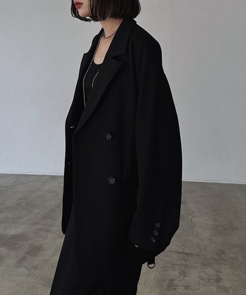 PAGEBOY(ページボーイ)の「【セットアップ対応】MIXボーンジャケット(テーラードジャケット・レディース・ブラウン/ブラック/チャコールグレー・SMALL/MEDIUM)」の19枚目の写真