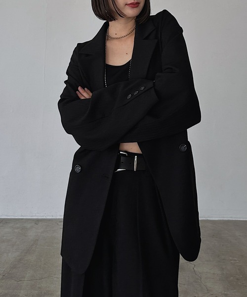 PAGEBOY(ページボーイ)の「【セットアップ対応】MIXボーンジャケット(テーラードジャケット・レディース・ブラウン/ブラック/チャコールグレー・SMALL/MEDIUM)」の17枚目の写真