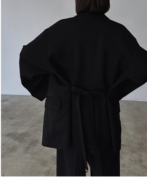 PAGEBOY(ページボーイ)の「【セットアップ対応】MIXボーンジャケット(テーラードジャケット・レディース・ブラウン/ブラック/チャコールグレー・SMALL/MEDIUM)」の18枚目の写真