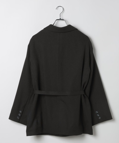 PAGEBOY(ページボーイ)の「【セットアップ対応】MIXボーンジャケット(テーラードジャケット・レディース・ブラウン/ブラック/チャコールグレー・SMALL/MEDIUM)」の4枚目の写真