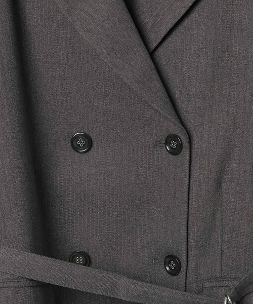 PAGEBOY(ページボーイ)の「【セットアップ対応】MIXボーンジャケット(テーラードジャケット・レディース・ブラウン/ブラック/チャコールグレー・SMALL/MEDIUM)」の7枚目の写真