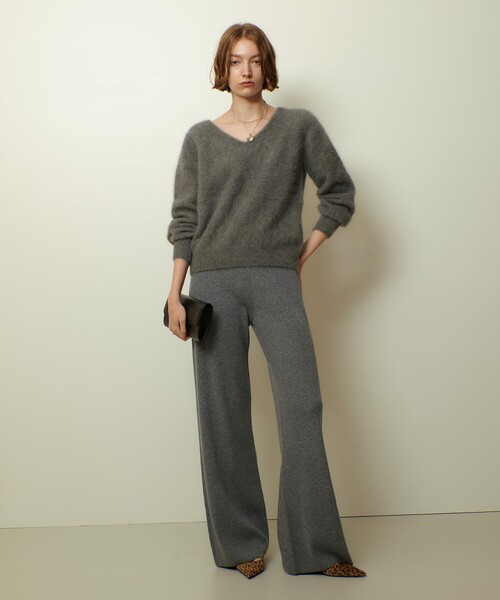 allureville(アルアバイル)の「ウールリブニットパンツ(その他パンツ・レディース・ブラウン/グレー系その他/ライトピンク・2)」の17枚目の写真