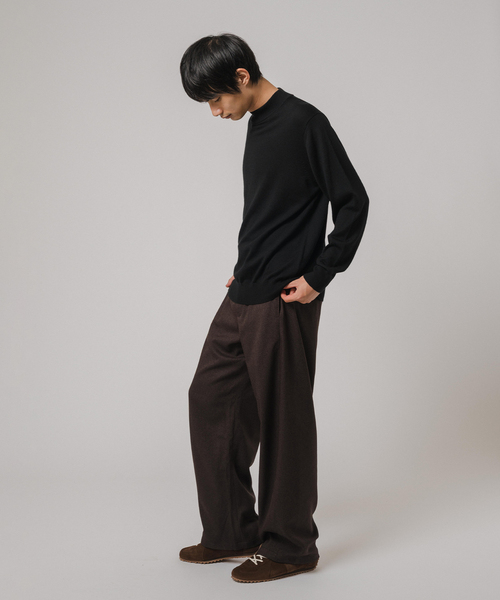 EDIFICE（エディフィス）の「トップ ツイル 3D フィット パンツ（スラックス・メンズ・ベージュ系その他/ブラウン/ブラック・LARGE/MEDIUM/SMALL）」の20枚目の写真