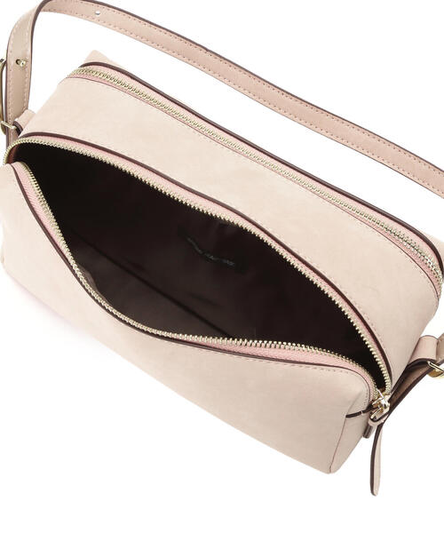 NATURAL BEAUTY BASIC（ナチュラルビューティーベーシック）の「◇ツーコンパートメントショルダーバッグ（ショルダーバッグ・レディース・ブラウン/ピンク・ﾌﾘ-）」の12枚目の写真