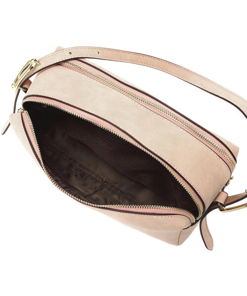 NATURAL BEAUTY BASIC（ナチュラルビューティーベーシック）の「◇ツーコンパートメントショルダーバッグ（ショルダーバッグ・レディース・ブラウン/ピンク・ﾌﾘ-）」の13枚目の写真