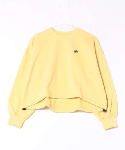 VANS(バンズ)の「VANS ヴァンズ W drawstring SWT スウェットクルー 125R3040700 YELLOW(スウェット・レディース・イエロー・MEDIUM/SMALL)」の1枚目の写真